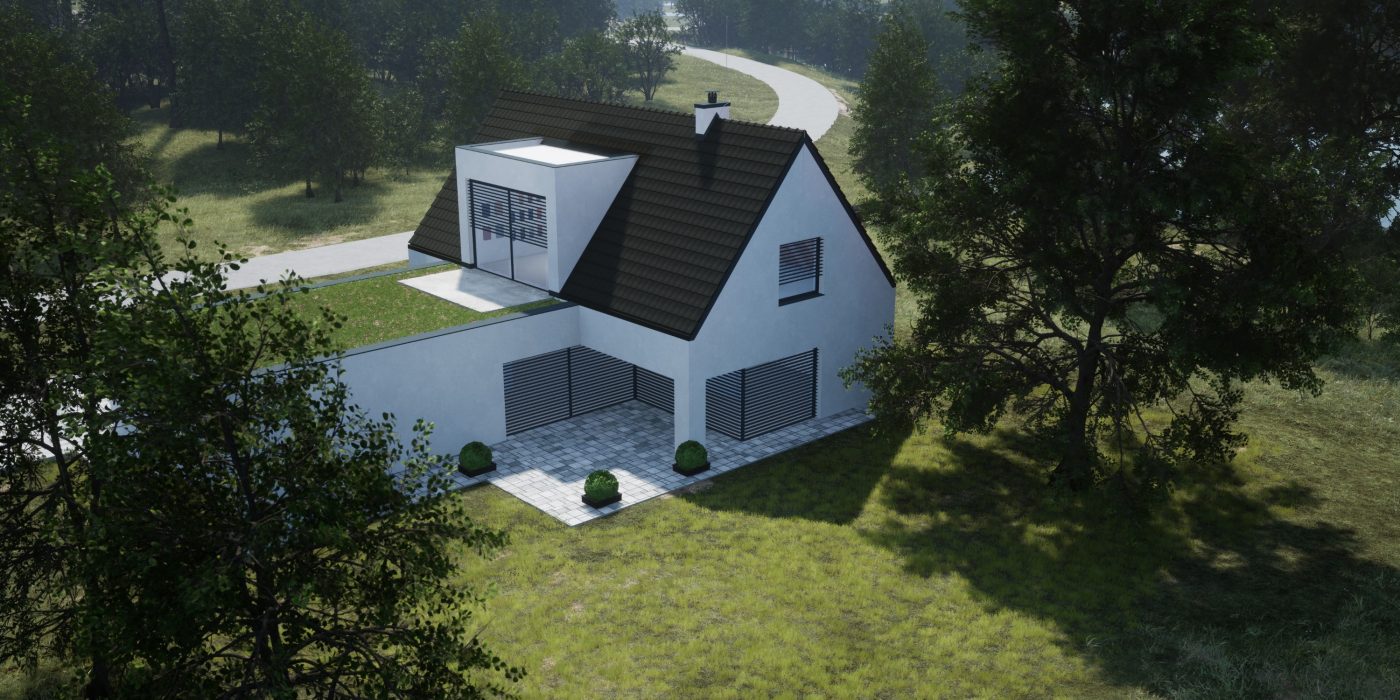Visualization of Wienerberger e4 house WOW