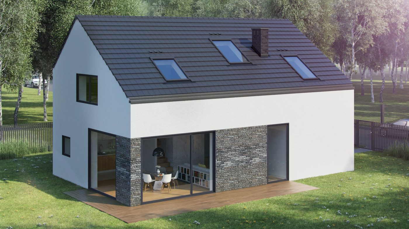e4 house in Poland visualization
