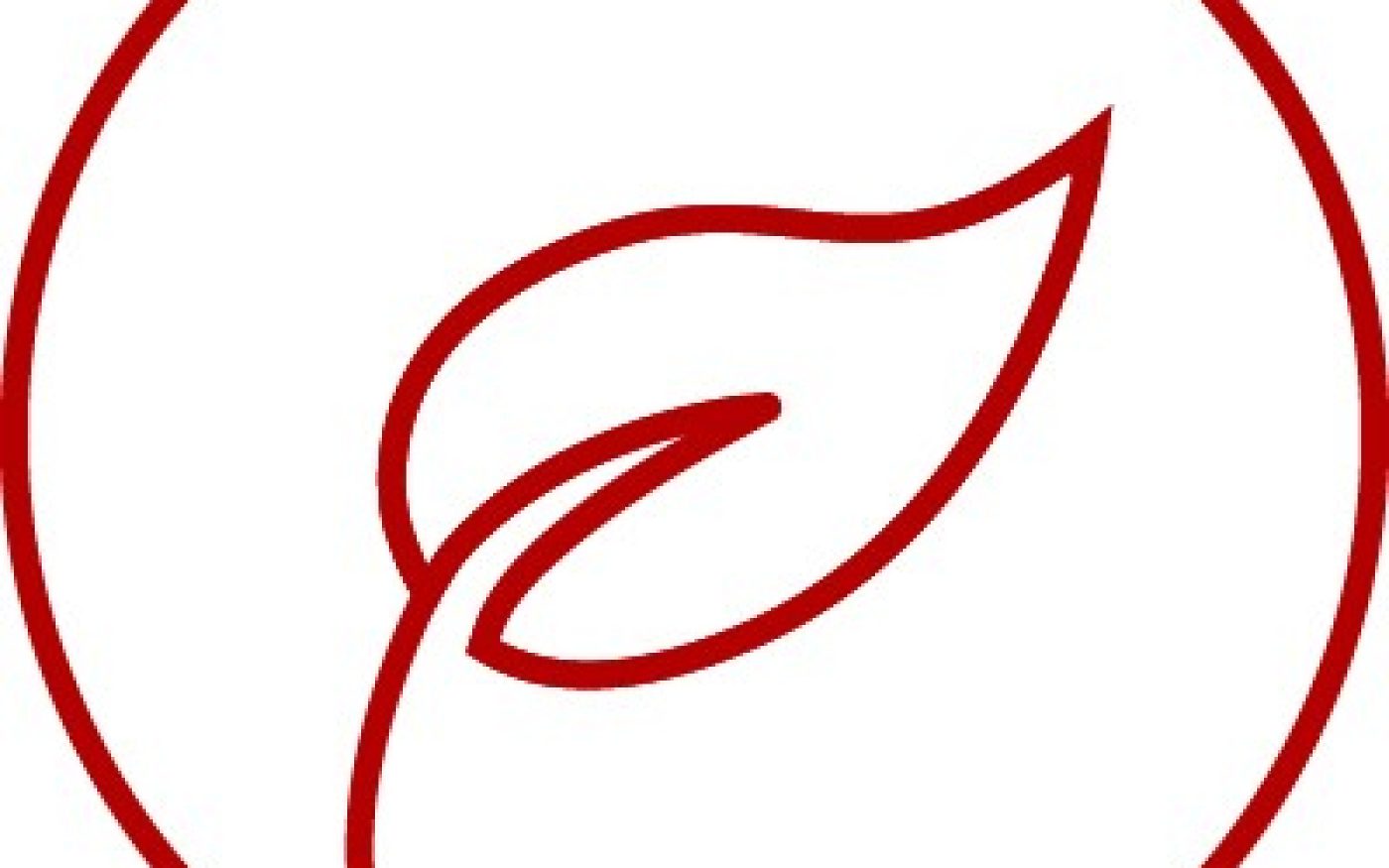 Icon with leaf for nature, sustainability, environment, e4