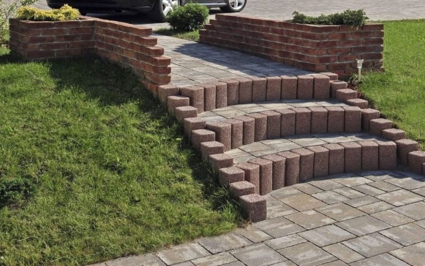 Klassik минипалисади 11.5 x 11.5 x 40 cm - кафяв