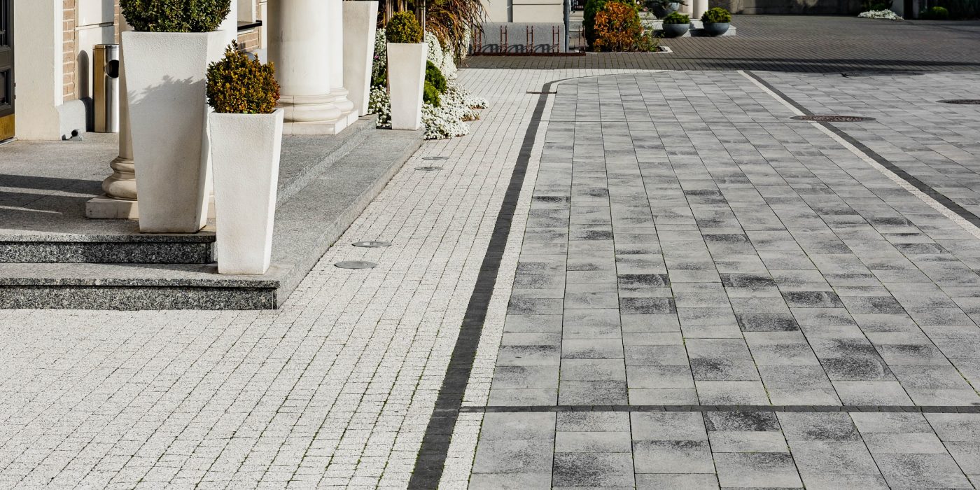 Hotel Mansor, Ząbki, Umbriano kolor grafitowobiały