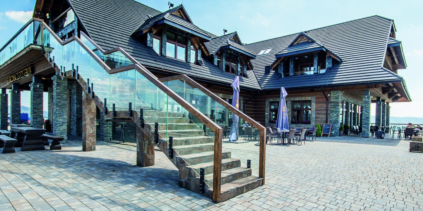 Photo of pavers Semmelrock Ballano antico kombi lávově šedá melírovaná