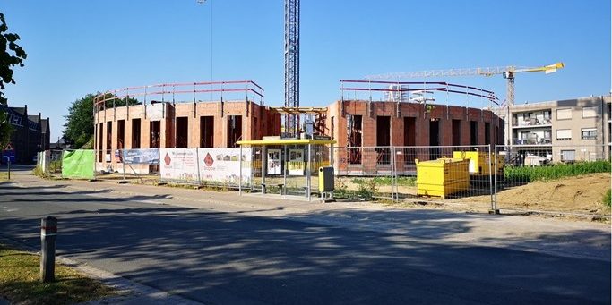 Struxura Prefabricated Wall - Reference Project (Atrium) in Kortemark