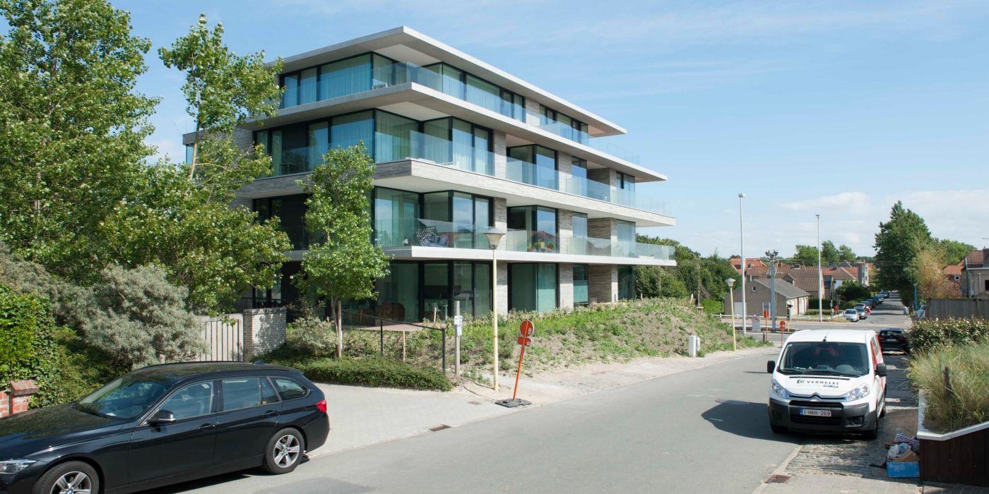 Struxura Prefabricated Wall - Reference Project Residence Lilly Rose in Oostduinkerke