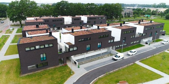 Struxura Prefabricated Wall - Reference Project (apartments) in Wijnegem