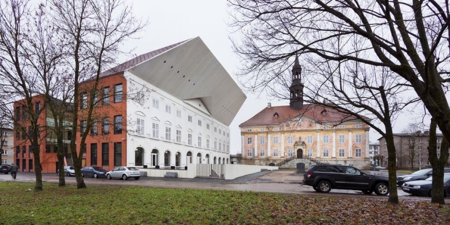 University of Tartu Narva College with roof tiles, facing bricks and clay pavers; Brick Award Nominee 2016; Kavakava Architects; Photo:  Kaido Haagen /Ainu Vahtra